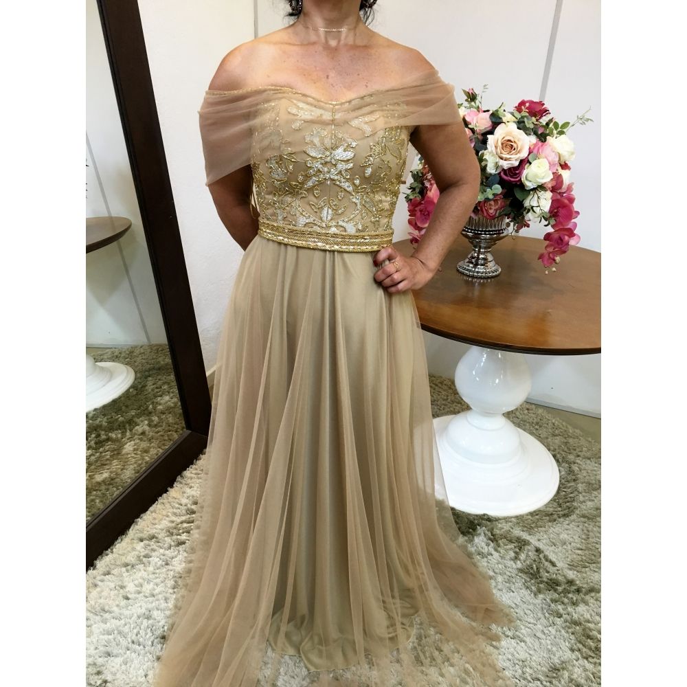 Vestido longo Plus Size P-5506