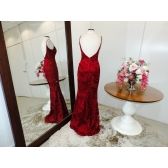 Vestido longo de festa M-0117