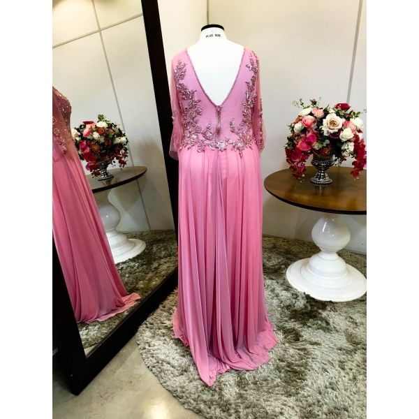Vestido longo Plus Size P-3276