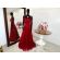 Vestido longo de festa M-5430 Marsala