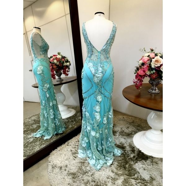 Vestido longo de festa M-5410 Tiffany