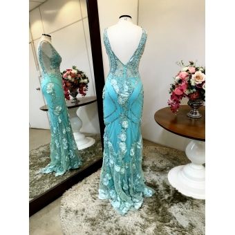 Vestido longo de festa M-5410 Tiffany