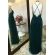 Vestido longo de festa M-1004C Verde Medicina