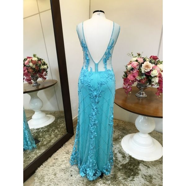 Vestido longo de festa M-5389 Tiffany