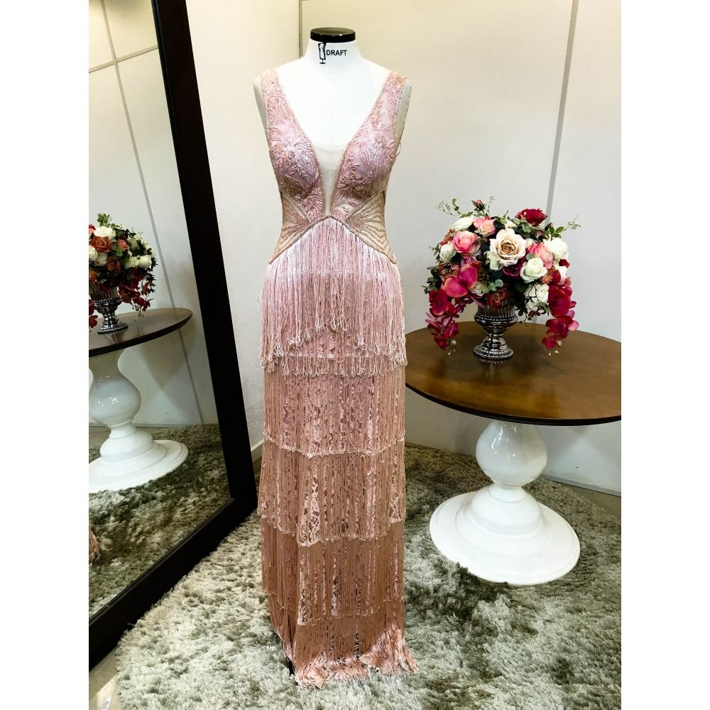 Vestido longo de festa M-0121A