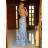 Vestido longo de festa M-19059