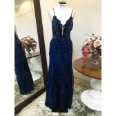 Vestido longo de festa M-0450