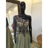 Vestido longo de festa M-5558 Verde