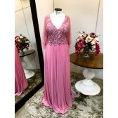 Vestido longo Plus Size P-3276