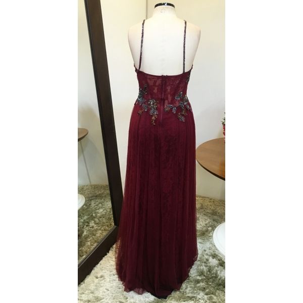 Vestido longo de festa M-0122A