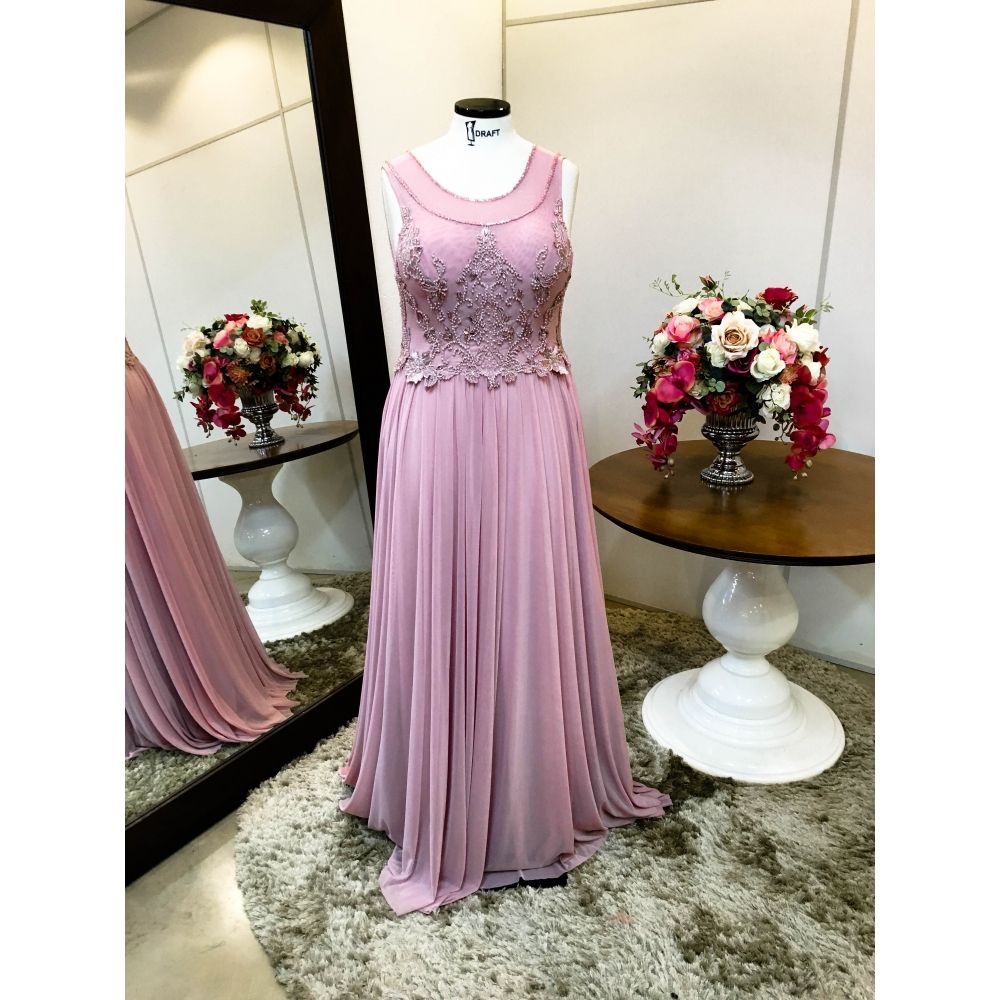 Vestido longo Plus Size P-3148
