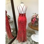 Vestido longo de festa M-0592