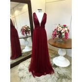Vestido longo de festa M-0089M