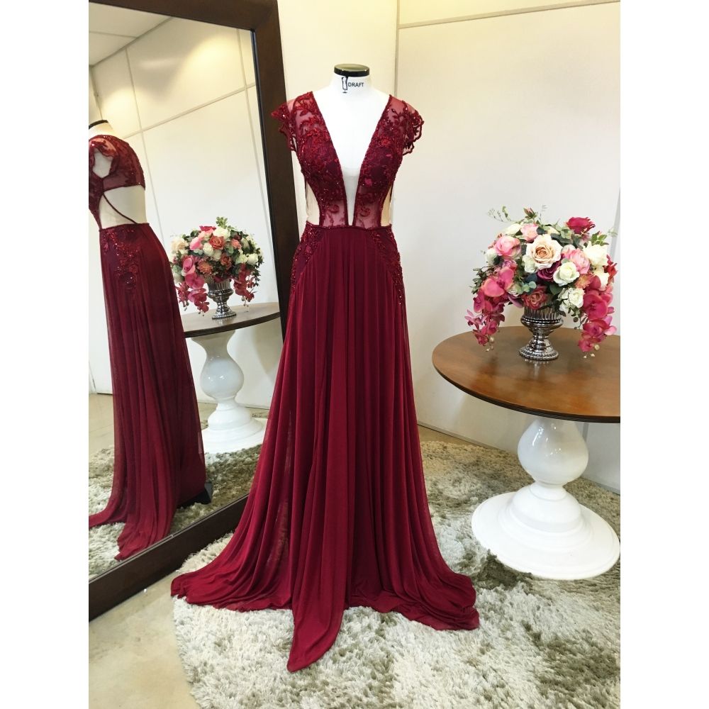 Vestido longo M-0041