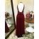 Vestido longo de festa M-5098 Marsala