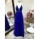 Vestido longo de festa M-5225MA Azul Royal