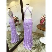 Vestido longo de festa M-0089