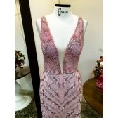 Vestido longo de festa M-0033