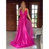 Vestido longo de festa