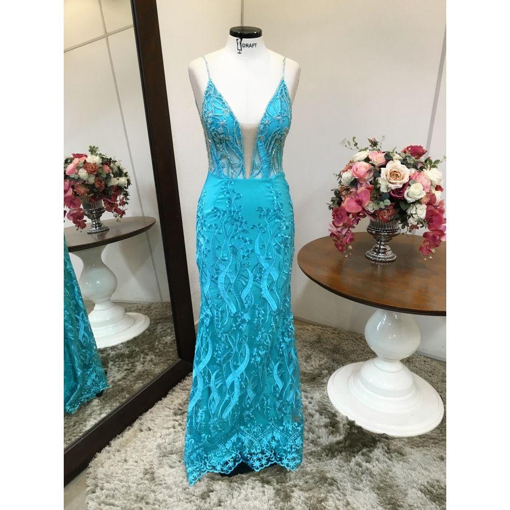 Vestido longo de festa M-5367 Tiffany
