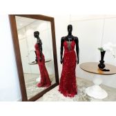 Vestido longo de festa M-0085