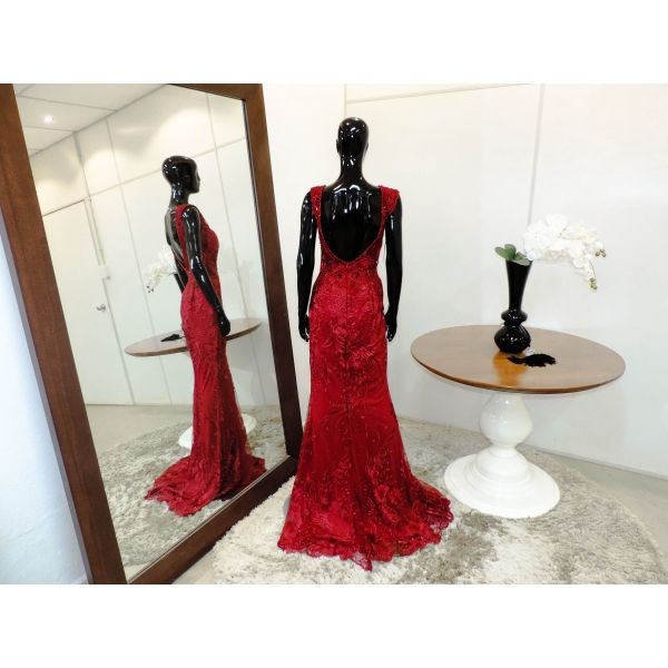 Vestido longo de festa M-0015B