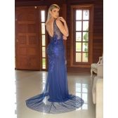 Vestido longo de festa M-19051
