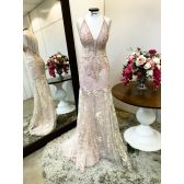 Vestido longo de festa M-0024