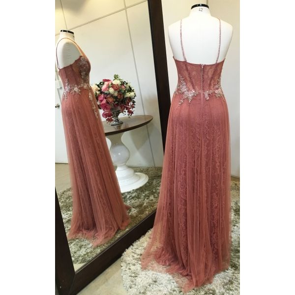 Vestido longo de festa M-0122B