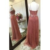 Vestido longo de festa M-0122B