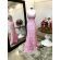 Vestido longo de festa M-5381 Rosa