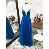 Vestido longo de festa M-0093
