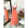 Vestido longo de festa M-5382 Coral