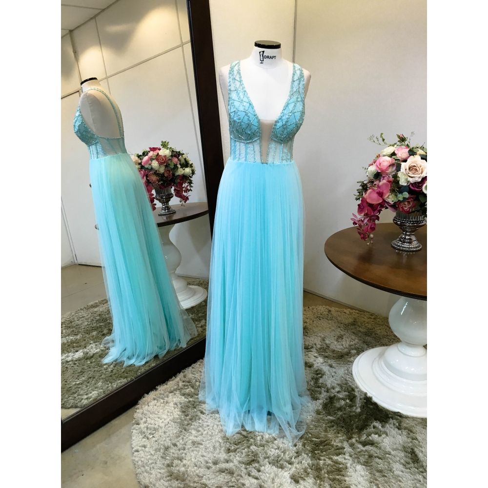 Vestido longo de festa M-5490 Tiffany