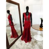 Vestido longo de festa M-0015B