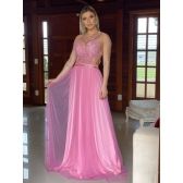 Vestido longo de festa M-19058