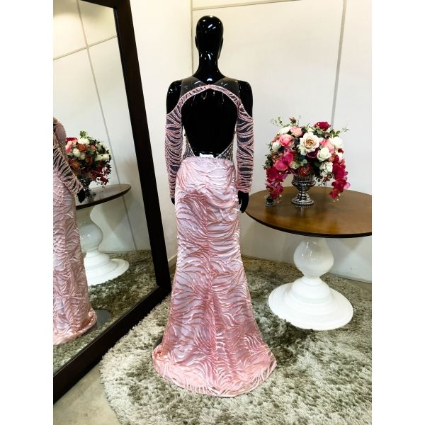 Vestido longo de festa M-0107B