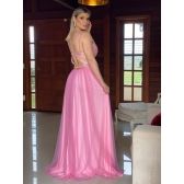 Vestido longo de festa M-19058