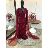 Vestido longo de festa M-0130