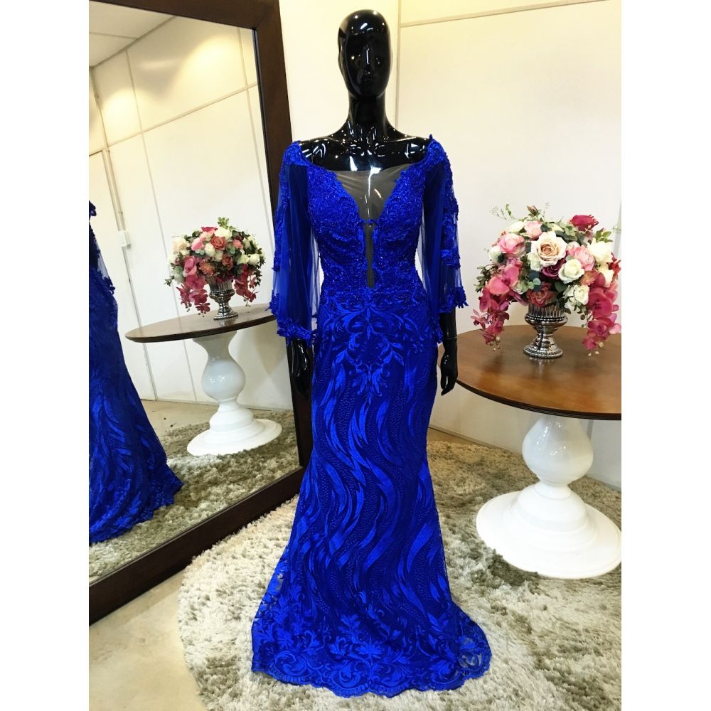 Vestido longo de festa M-0051B