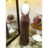 Vestido longo de festa M-0097