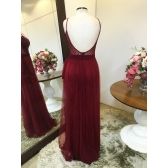 Vestido longo de festa M-0114