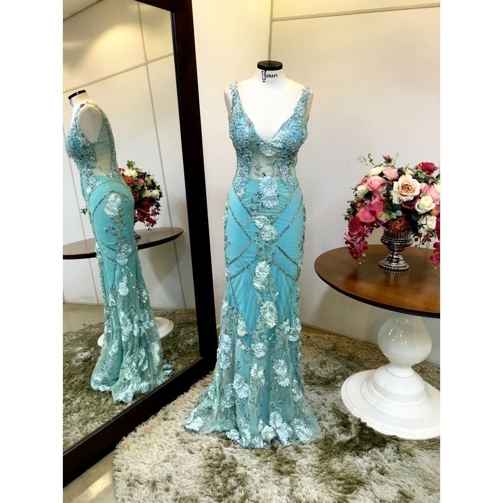 Vestido longo de festa M-5410 Tiffany