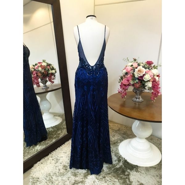 Vestido longo de festa M-0450