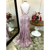 Vestido longo de festa M-5397B Rosé