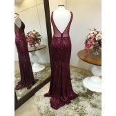 Vestido longo de festa M-0040B
