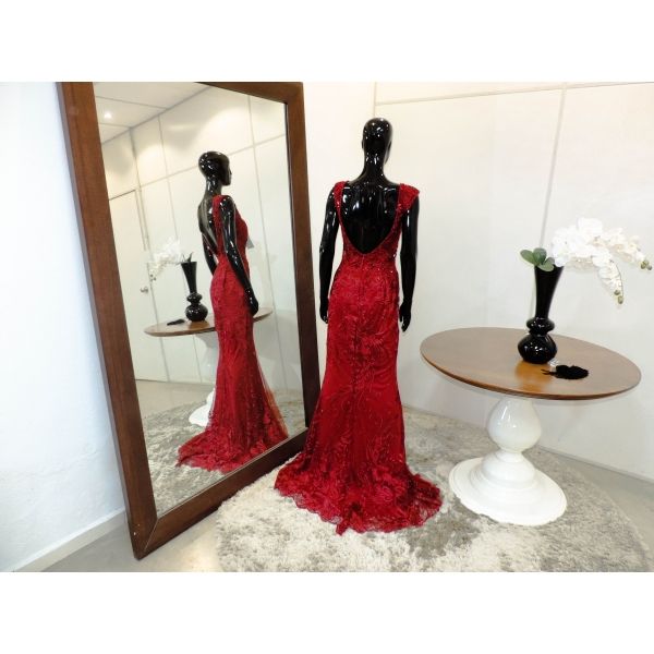 Vestido longo de festa M-0015B