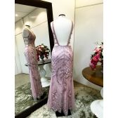Vestido longo de festa M-6068 Rosé