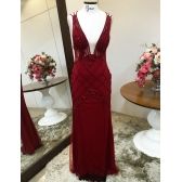 Vestido longo de festa M-0025