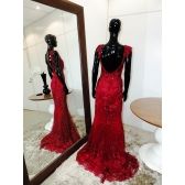 Vestido longo de festa M-0015B
